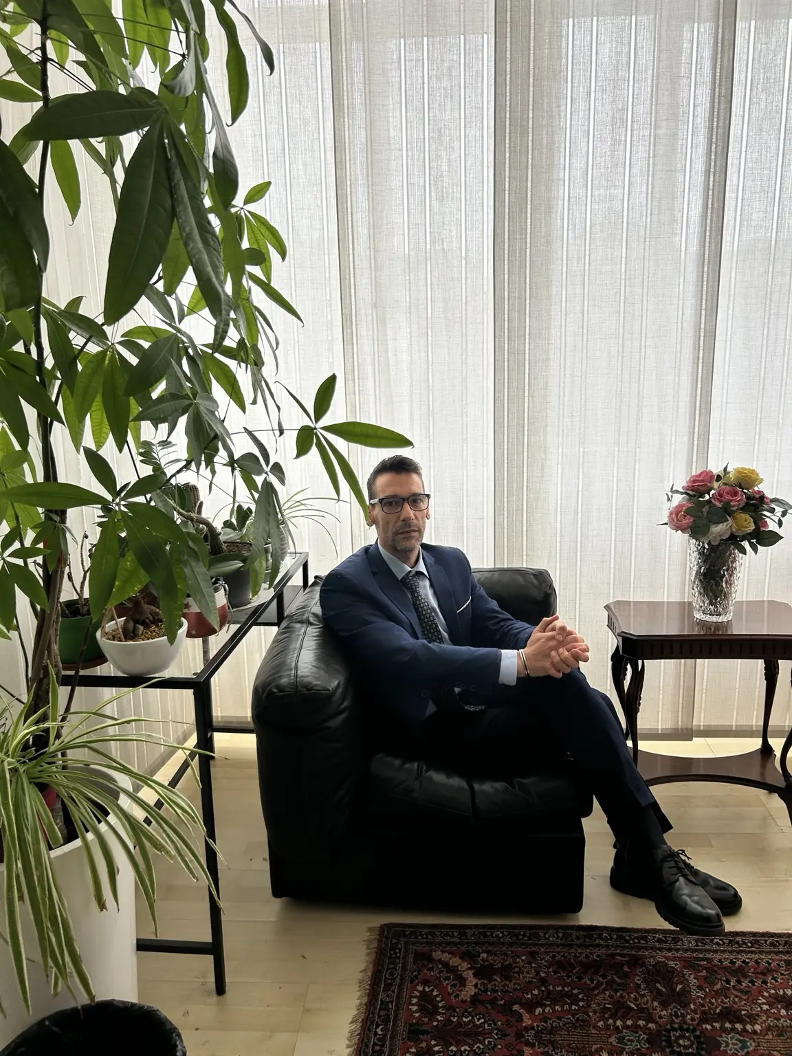 L’avvocato Alessandro Emanuele Guglielmi nel suo Studio di Torino